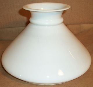 Antique Glass Slant Side Kerosene Oil Student Lamp Shade