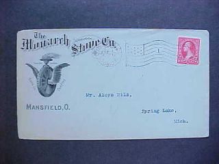 Ohio Mansfield 1898 Monarch Stove Illustrated Advertising Cover 