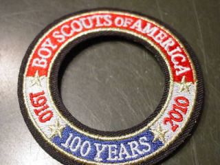 Boy Scout 100 Year Anniversary World Crest Ring Patch BSA Scouting 