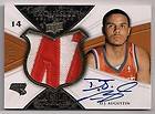 AUGUSTIN 2008 09 UD EXQUISITE ROOKIE AUTO NOBLE NAMEPLATES PATCH 