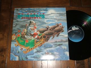   Rhythm & Blues Christmas 1986 LP Lou Ann Barton Charles Sexton EX+