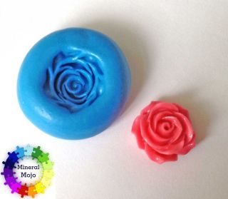 New Mini Rose Flower Silicone Mould for Cupcake Card Toppers, Fimo 