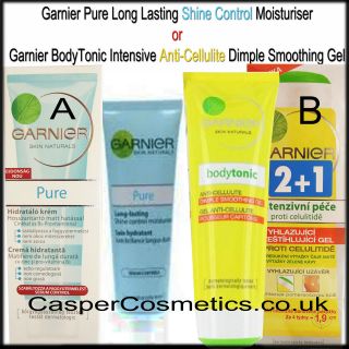 Garnier Shine Sebum Control Moisturiser or Intensive Anti Cellulite 