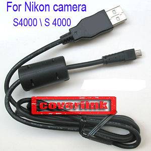   USB PC Data Charger Cable/Cord For Nikon Coolpix S 4000 S4000 S8000