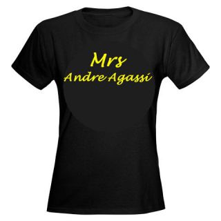 Mrs Andre Agassi Lady Fit T Shirt all size & colours