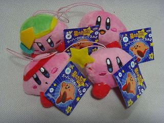 Great toys Nintendo Kirby Plush Standing Pose Doll 3 inches 4pcs