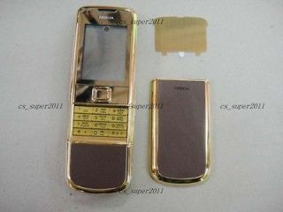   Metal Housing Cover Case Faceplate For Nokia 8800 Arte Carbon+keypad
