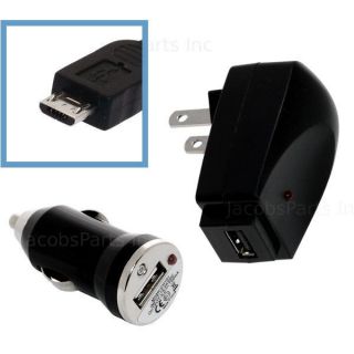USB Car + Home Wall Charger + Data/Sync Cable for Nokia Lumina 900