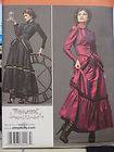 STEAMPUNK VICTORIAN OLD WEST womens dress costume sewing pattern size 