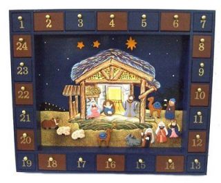 advent calendars wooden in Holiday & Seasonal