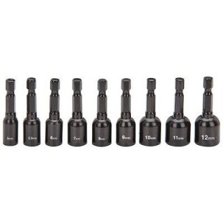 Nut Driver Set Magnetic 9 Piece Metric Nutsetter ~ NeW