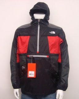 NORTH FACE MENS STEEP TECH ANORAK PULLOVER JACKET RED AYNQ 682 SELECT 
