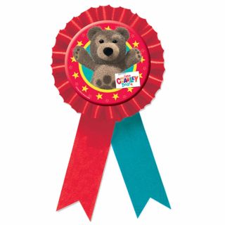 Little Charley Bear Birthday Party Award Confetti Ribbon Rosette 