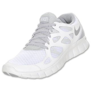   Free Run + 2 Shoes Sneakers 443816 100 Womens Running White NEW Nurse