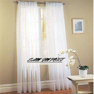 sheer curtain panel in Curtains, Drapes & Valances