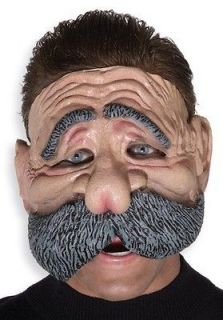 Saddam Hussein Old Mustache Man Halloween Costume Mask