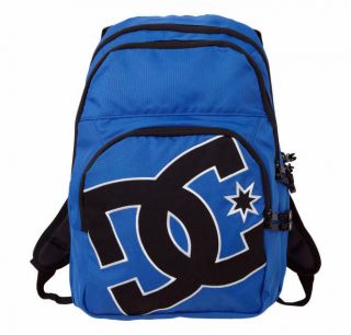 NEW DC DODGY BACKPACK 2012 COLLECTION BOOK BAG KIDS YOUTH BLUE BLACK 