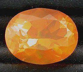  Ct AAA Oval Mexican Fire Rainbow Flash Orange Yellow Opal Gem Gemstone