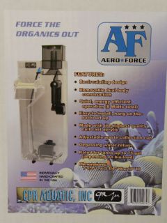CPR Aquarium Hang On Protein Skimmer Aero Force 2 w/ black backing