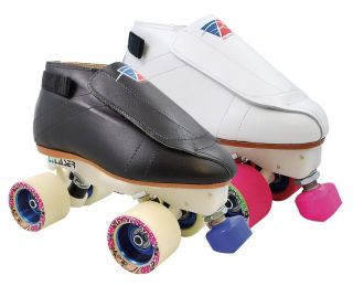   Roller Skates Riedell 395 Boot Quad Laser Plates Shaman Skate Wheels