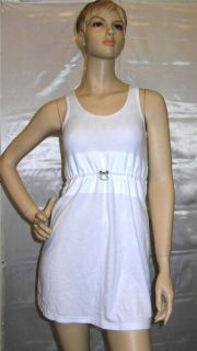 Burberry 1 Piece Swimsuit Cover Up Dress White Size Medium