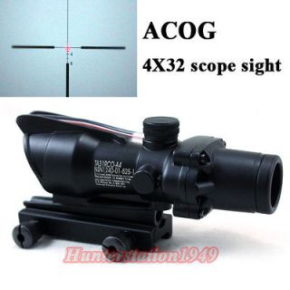   Multiple Scope Sight Fiber Optics Red Crosshair Hunting Accessory