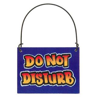 Do Not Disturb SIGN Wood blue 1000 designs  store