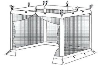 NEW Screen Curtain For First Up Gazebo, 10x10, WMC 1010GS