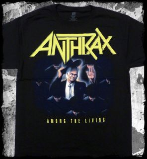 Anthrax   Among The Living t shirt   Official   FAST SHIP