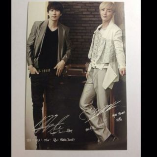 New Post Photo Card Genie AR Show Super Junior Lee Teuk / Eunhyuk