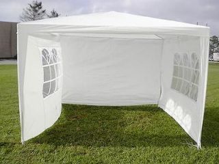 Gazebo White Party Tent New 10x10 Canopy / 4 Walls