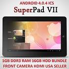 10.1 GOOGLE ANDROID 4.0 ICS OS SUPERPAD 7 TABLET 1GB 16GB WIFI HDMI
