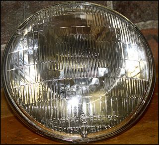 GE General Electric 7 Round Headlight   #6014 12V 3 Post Connection