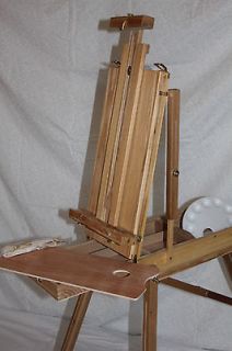   BEECH HARDWOOD ARTIST FRENCH EASEL SKETCH BOX PAINTING ARTIST PAINTS