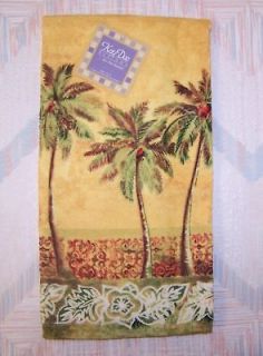 Palm Trees Terry Towel Island Palm Pattern Kay Dee