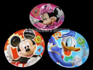   Mickey Minnie Mouse Donald Duck Birthday Party Paper Plates m363