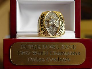 1992 Dallas Cowboys Super Bowl Ring Double ring box included