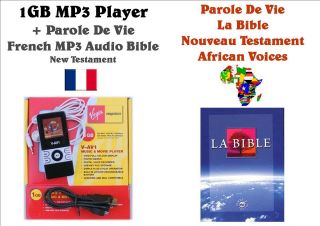   BNIB+French  Audio Bible   Parole De Vie Version NT, Excellent
