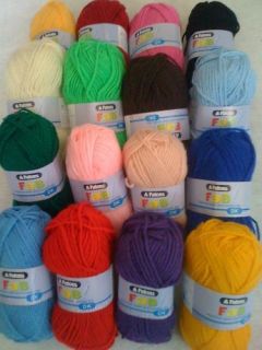 Patons Fab DK Double Knitting Yarn Wool 25g FREE POST