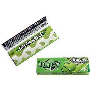   Green Apple Flavored 1.25 Rolling Papers Cigarette Legal Herb Papers