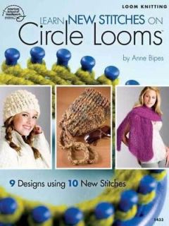   Circle Round Loom Knitting Patterns Scarf Shawl Baby Blanket BOOK