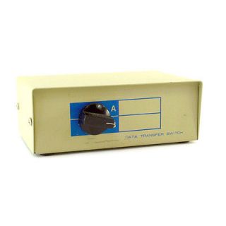 Manual Data Transfer Switch Box Selector Parallel or Serial