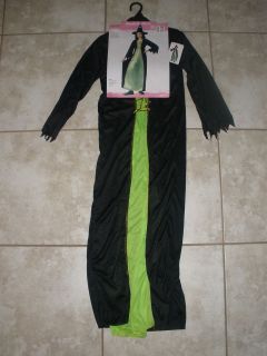 NEW GIRLS 2PC SPOOKY SCARY WENDY THE WITCH HALLOWEEN COSTUME MED 8 10 