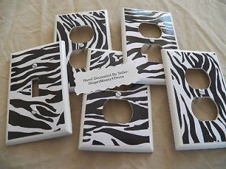 Pc Switchplate & Outlet Cover Set   ANIMAL PRINTS   NEW   Light Switch 