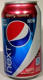 FULL New 12 Ounce Can American Pepsi Pepsi Cola “Next” Cherry 