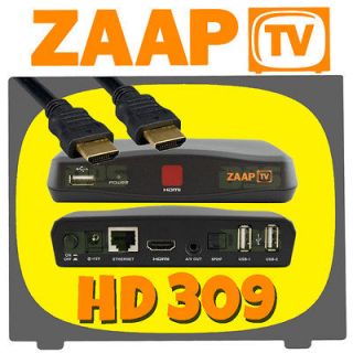   309 IPTV Receiver Arabic Turkish Greek Channels Zaap TV+Wi Fi & HDMI