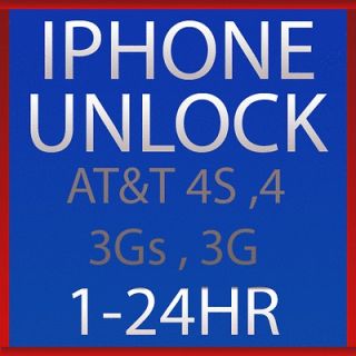 Factory Unlock Code Service for AT&T USA Apple iPhone 3G 3GS 4 4S 5 