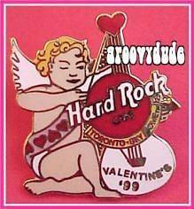 1999 Toronto SKYDOME Hard Rock Cafe Pin VALENTINES DAY Cherub 