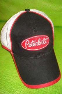 Peterbilt Hat Red, Black & White Summer Mesh * 