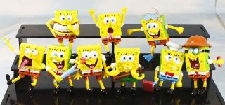 spongebob squarepants 2 figure cute toy lot 9